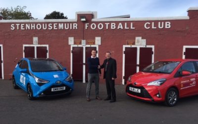 Stenhousemuir FC Welcome Warriors 11 Partner SDM