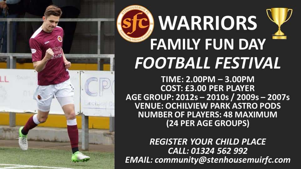 WARRIORS FUN DAY FOOTBALL FESTIVAL