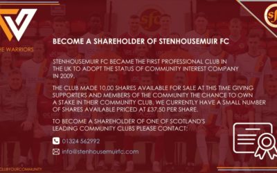 STENHOUSEMUIR FC SHARES FOR SALE