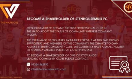 STENHOUSEMUIR FC SHARES FOR SALE
