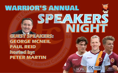 Warriors Speakers Night- Tickets & Tables on Sale
