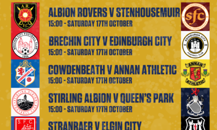 Warriors return to action away to Albion Rovers