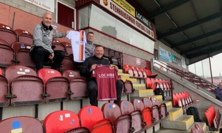 LOC Hire enters year 2 as Principal Sponsor of Stenhousemuir FC