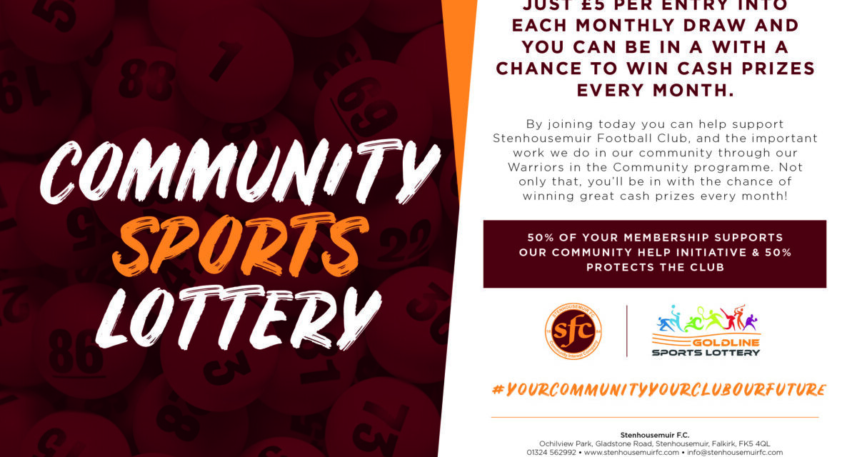 Community Sports Lottery Winners – March