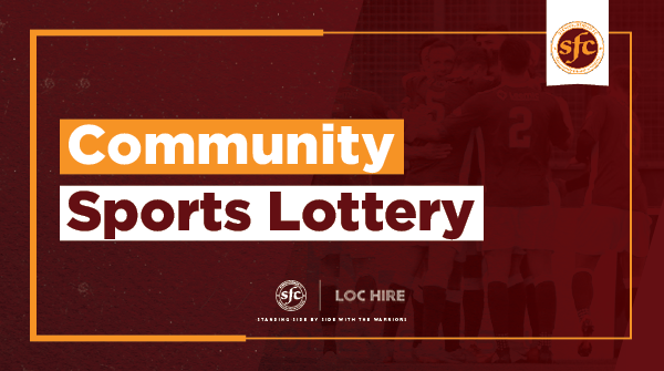 COMMUNITY SPORTS LOTTERY WINNERS – AUGUST 2021