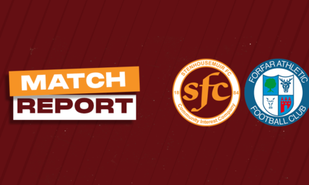 Match Report: Stenhousemuir 2-0 Forfar Athletic