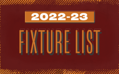 Fixture List: Season 2022-23