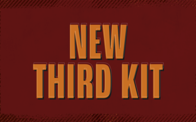New third kit unveiled this weekend