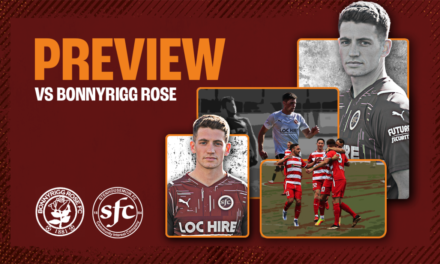 Match Preview vs Bonnyrigg Rose