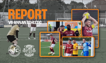 Match Report vs Annan Athletic