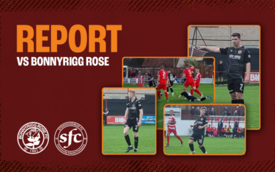 Match Report vs Bonnyrigg Rose