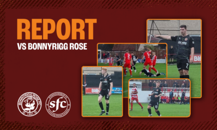 Match Report vs Bonnyrigg Rose