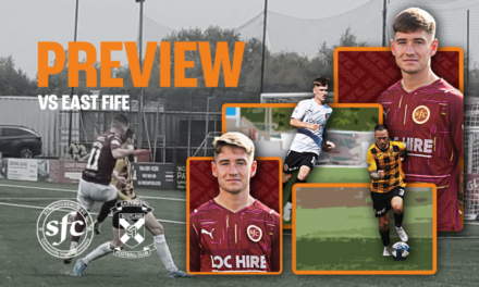 Match Preview vs East Fife