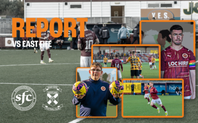 Match Report vs East Fife