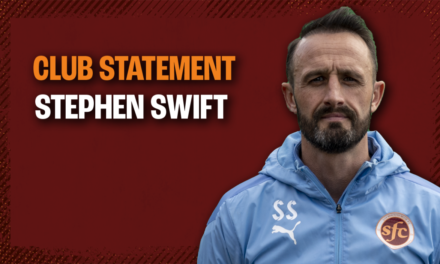 Club Statement || Stephen Swift