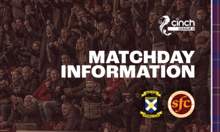 EAST FIFE | MATCHDAY INFORMATION