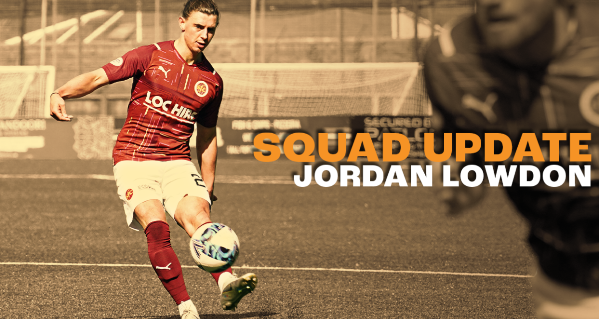 SQUAD UPDATE | Jordan Lowdon