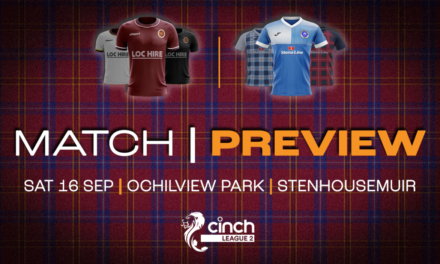 MATCH PREVIEW | vs STRANRAER