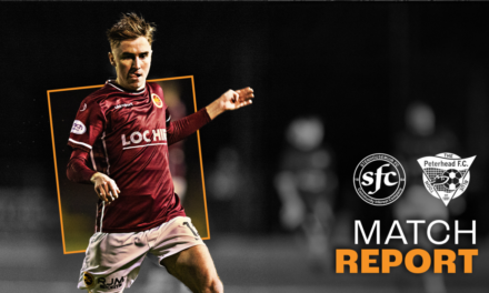 Match Report | Stenhousemuir 2-0 Peterhead