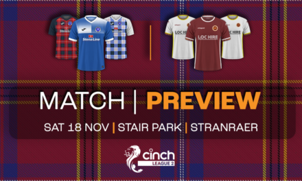 Match Preview | vs Stranraer