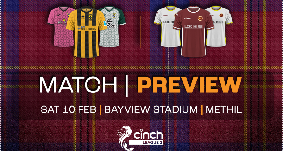 Match Preview | vs East Fife