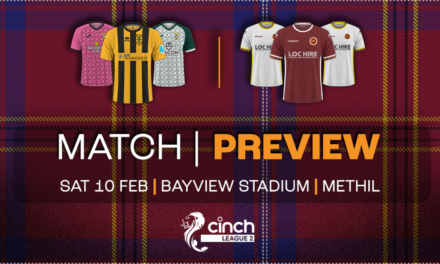 Match Preview | vs East Fife