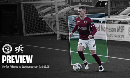 Match Preview | vs Forfar Athletic