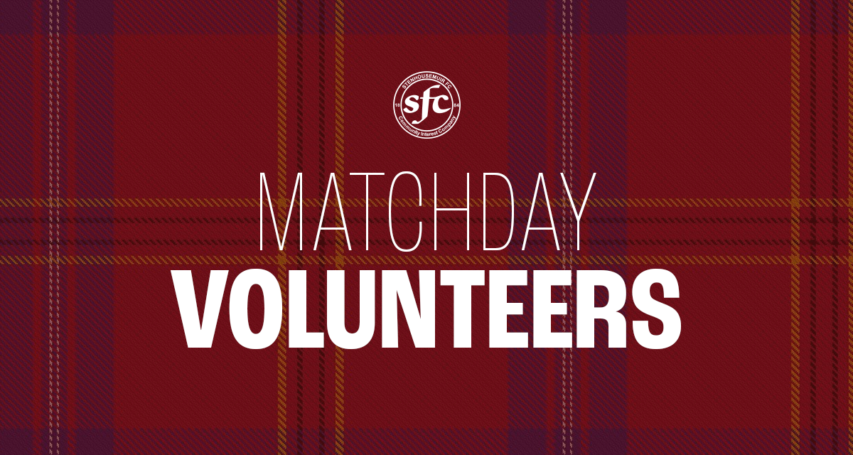 JOIN OUR MATCHDAY VOLUNTEER SQUAD