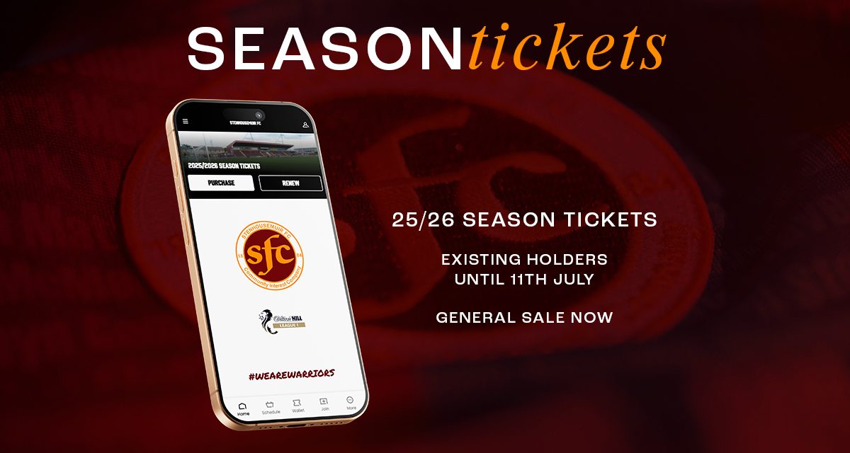 Season Tickets Now Live!