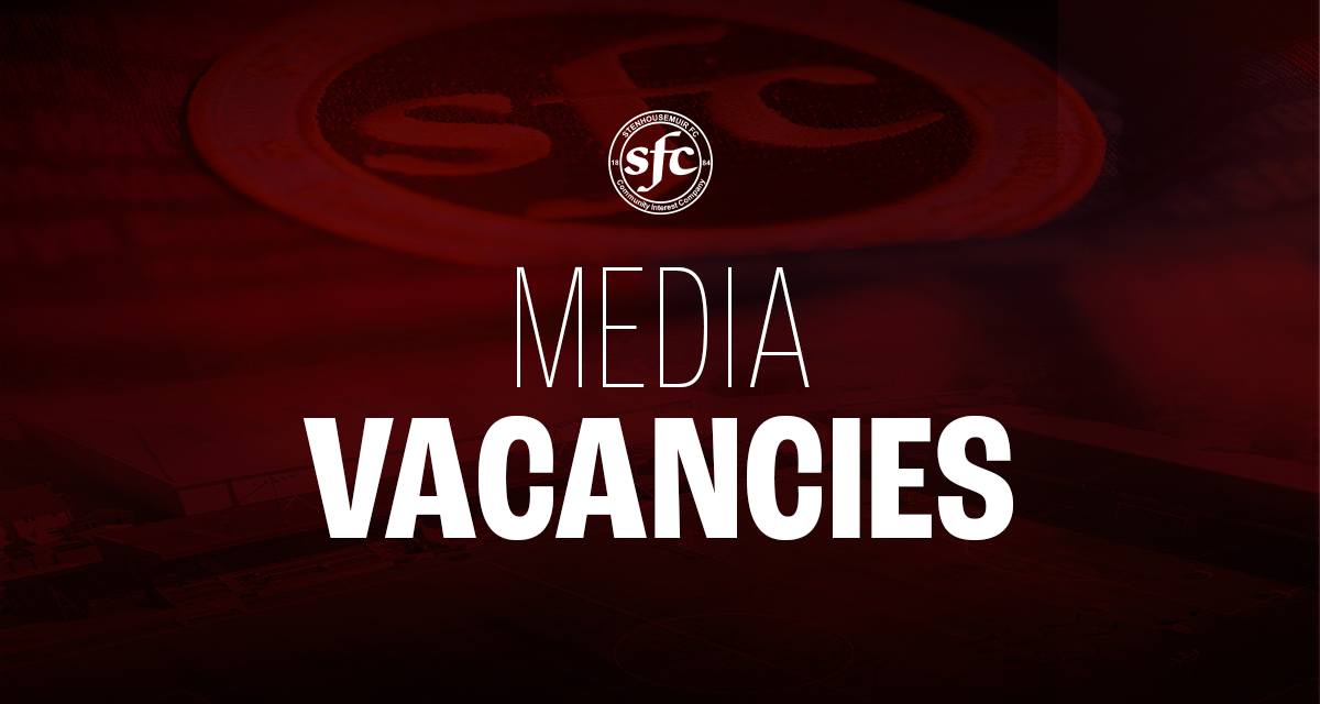 MEDIA TEAM VACANCIES