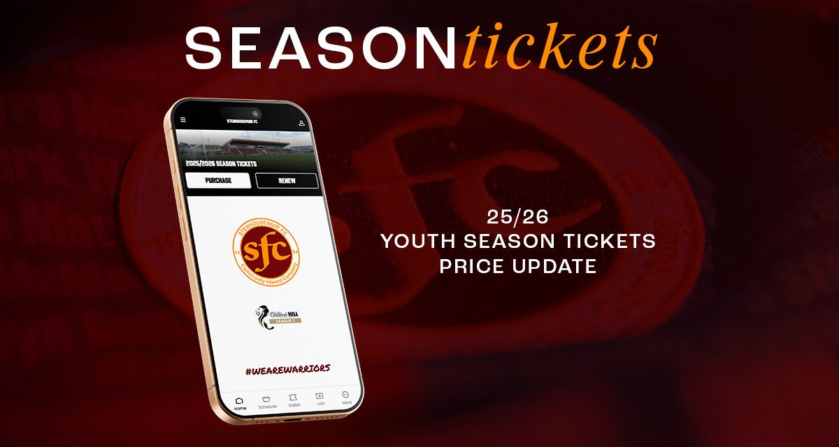 Youth Season Tickets Update