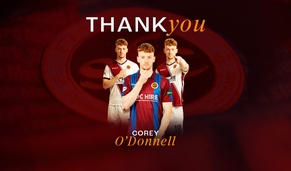 Corey O’Donnell has completed a permanent transfer to Stranraer F.C.
