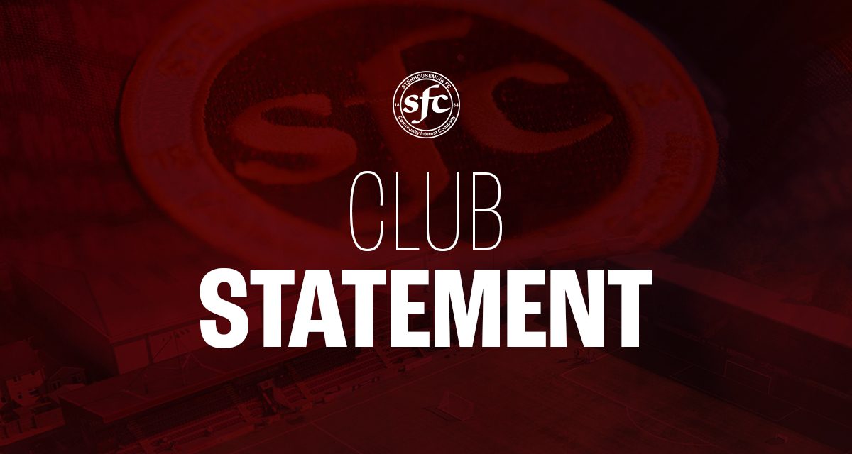 Club Statement: Player Departures