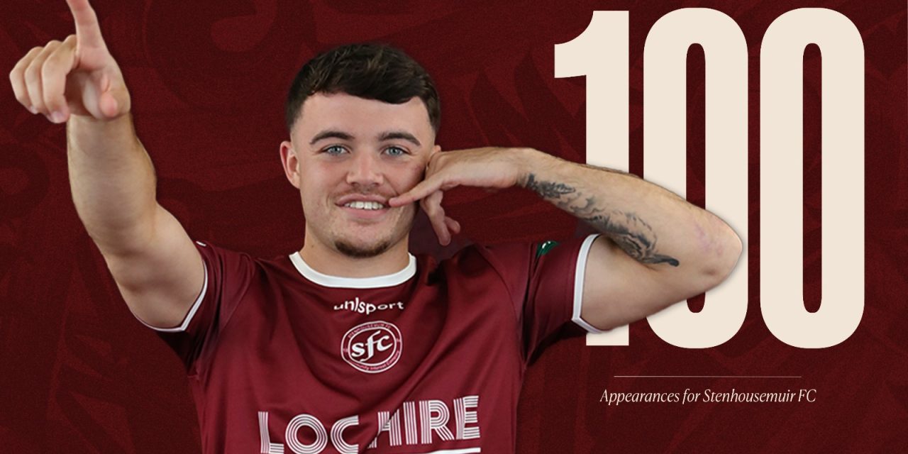 Kinlay Bilham Makes 100th Stenhousemuir Appearance