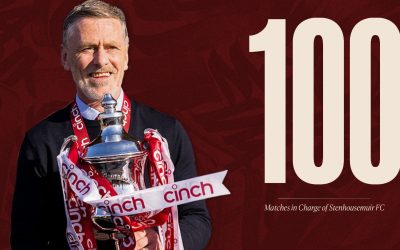 Gary Naysmith Reaches 100th League Match In Charge of Stenhousemuir