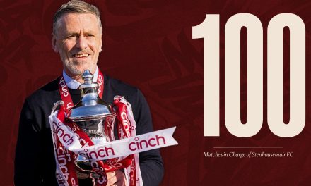 Gary Naysmith Reaches 100th League Match In Charge of Stenhousemuir